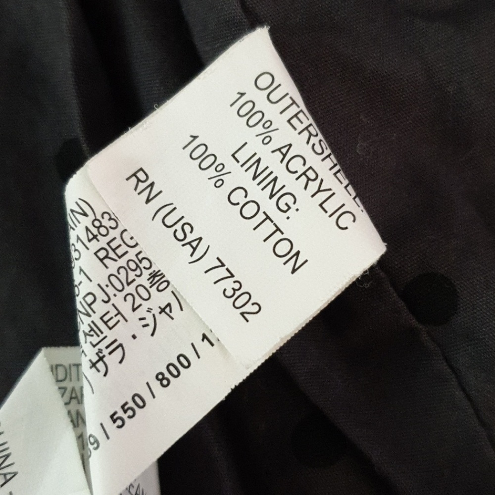Zara Baby black soft coat - Picture 6 of 8